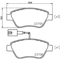 Disk pločice TEXTAR 2370502