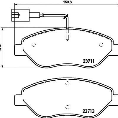 Disk pločice TEXTAR 2371104