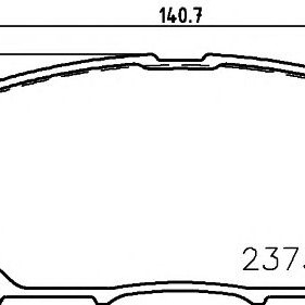 Disk pločice TEXTAR 2373401