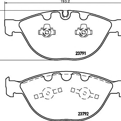 Disk pločice TEXTAR 2379101