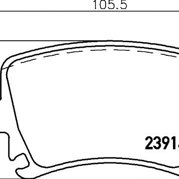 Disk pločice TEXTAR 2391402