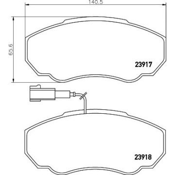 Disk pločice TEXTAR 2391701