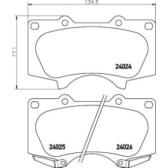 Disk pločice TEXTAR 2402401