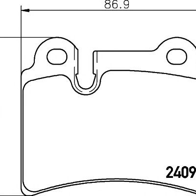 Disk pločice TEXTAR 2409701