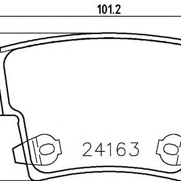 Disk pločice TEXTAR 2416301