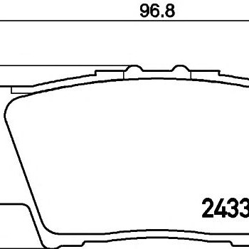 Disk pločice TEXTAR 2433801