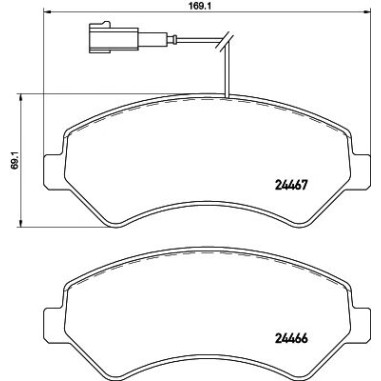 Disk pločice TEXTAR 2446703