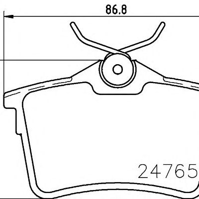 Disk pločice TEXTAR 2476501