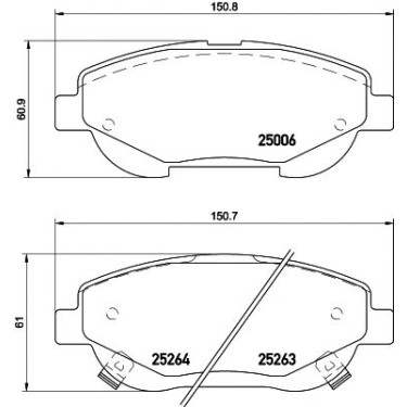 Disk pločice TEXTAR 2500601