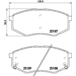 Disk pločice TEXTAR 2518701