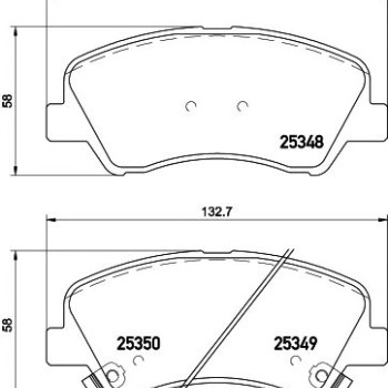 Disk pločice TEXTAR 2534801