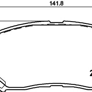 Disk pločice TEXTAR 2556401