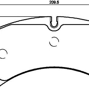 Disk pločice TEXTAR 2570101