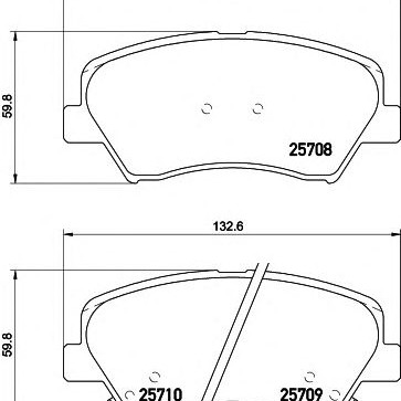 Disk pločice TEXTAR 2570801