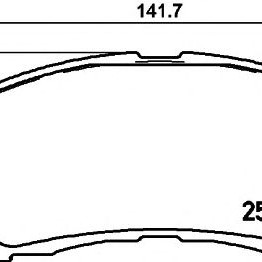 Disk pločice TEXTAR 2597901