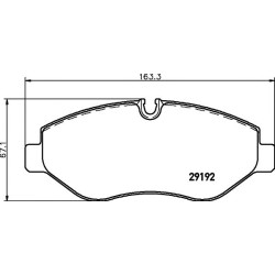 Disk pločice TEXTAR 2919202