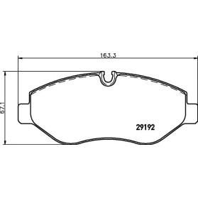 Disk pločice TEXTAR 2919202
