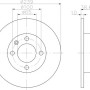 Kočioni disk TEXTAR 92009303