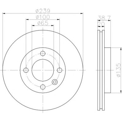 Kočioni disk TEXTAR 92012103