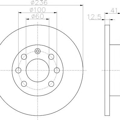 Kočioni disk TEXTAR 92020903
