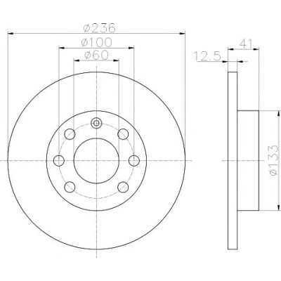 Kočioni disk TEXTAR 92020903