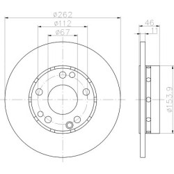 Kočioni disk TEXTAR 92027403