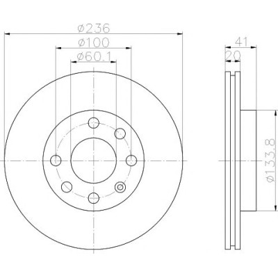 Kočioni disk TEXTAR 92029603