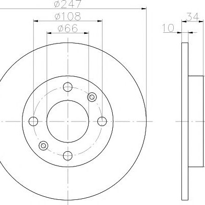 Kočioni disk TEXTAR 92029803