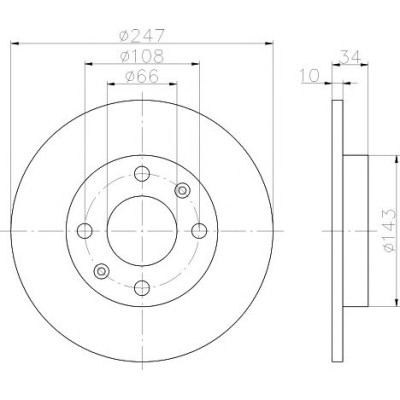 Kočioni disk TEXTAR 92029803