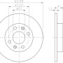 Kočioni disk TEXTAR 92036103