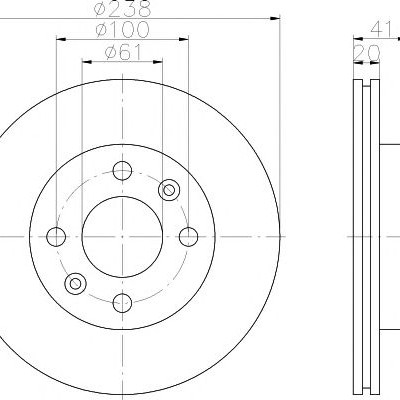 Kočioni disk TEXTAR 92036203