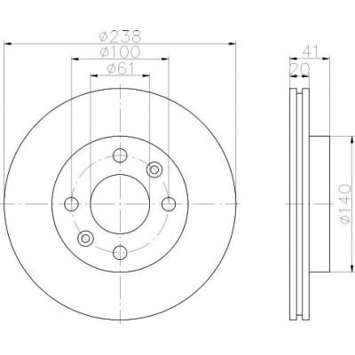 Kočioni disk TEXTAR 92036203