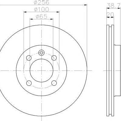 Kočioni disk TEXTAR 92036803