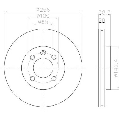 Kočioni disk TEXTAR 92036803
