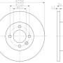 Kočioni disk TEXTAR 92041703
