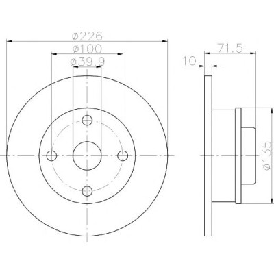 Kočioni disk TEXTAR 92041803