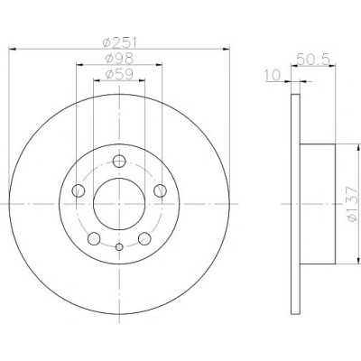 Kočioni disk TEXTAR 92046903