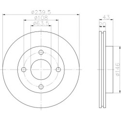 Kočioni disk TEXTAR 92051003