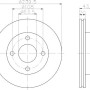 Kočioni disk TEXTAR 92051003