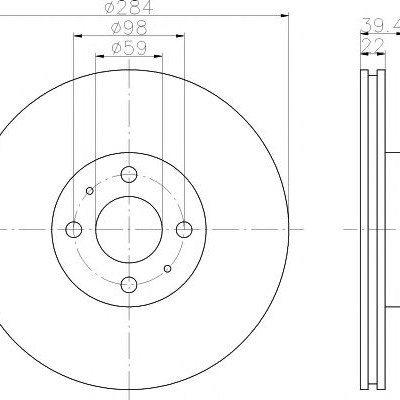 Kočioni disk TEXTAR 92055203