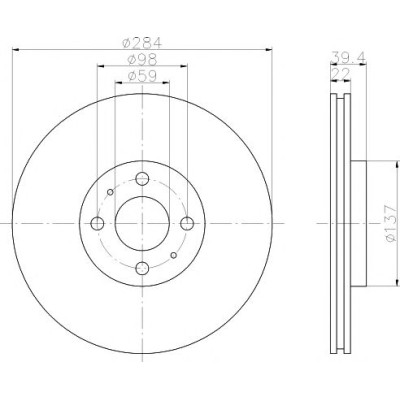 Kočioni disk TEXTAR 92055203