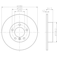Kočioni disk TEXTAR 92055503