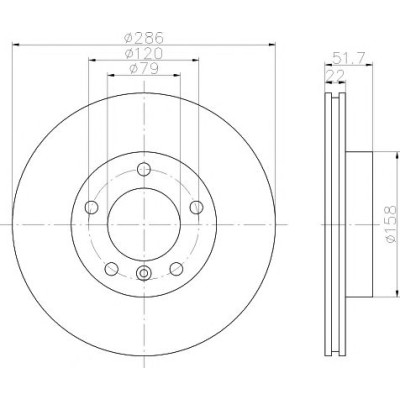 Kočioni disk TEXTAR 92055603