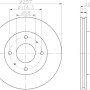 Kočioni disk TEXTAR 92056300