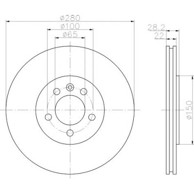 Kočioni disk TEXTAR 92057100