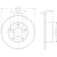 Kočioni disk TEXTAR 92057503