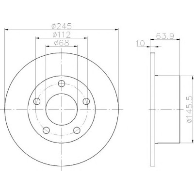 Kočioni disk TEXTAR 92057503