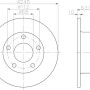 Kočioni disk TEXTAR 92057503