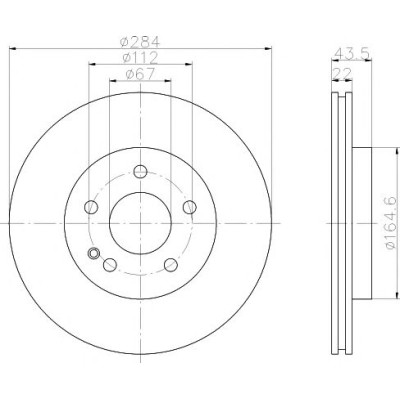 Kočioni disk TEXTAR 92059403