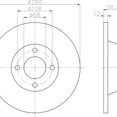 Kočioni disk TEXTAR 92060400